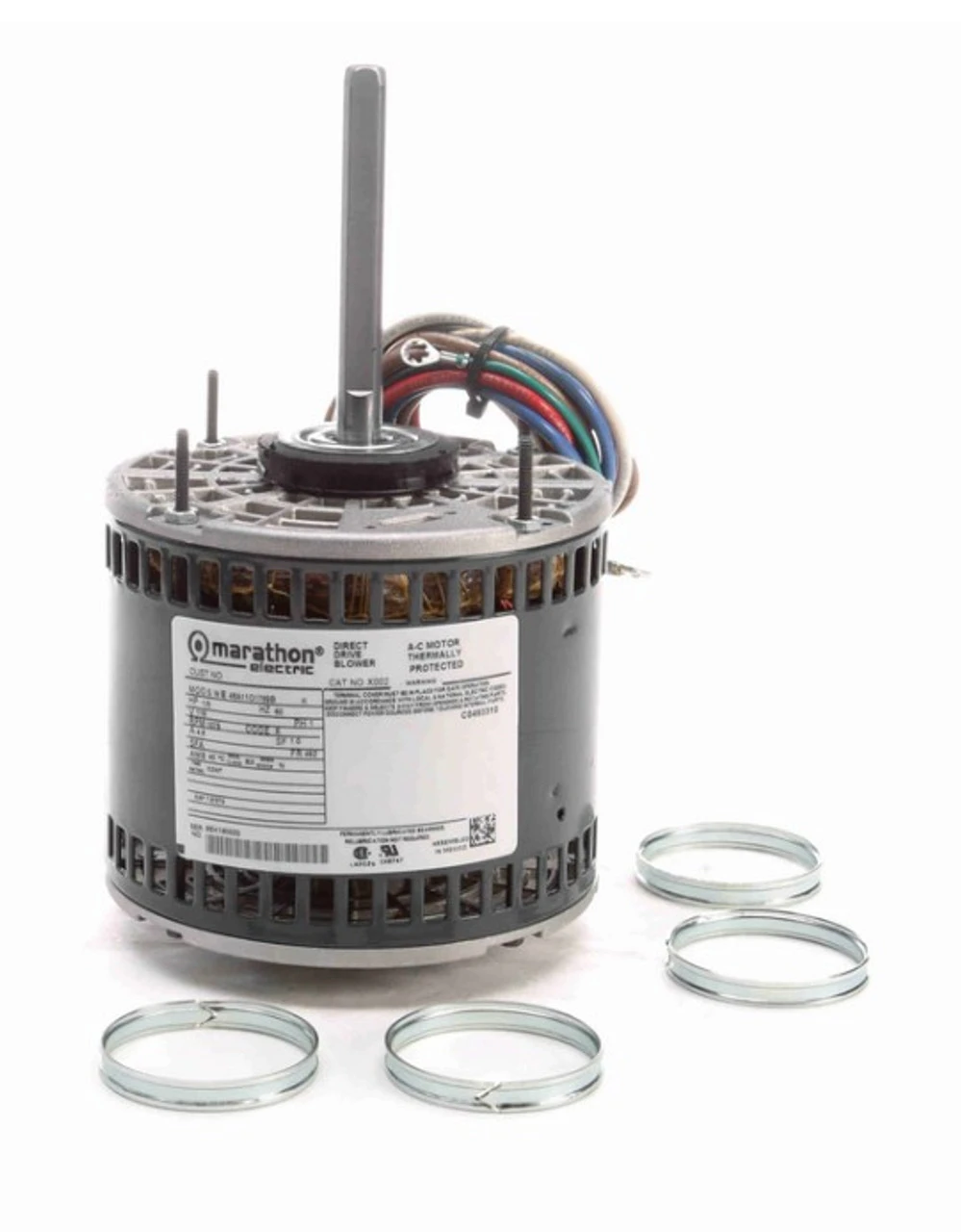 X002 Marathon 1/3 Hp 115V 1075 RPM (3 Speed) OPAO 48Z Frame Blower Motor