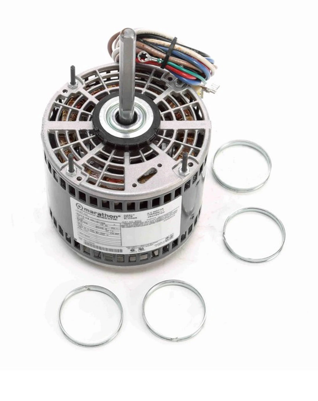 X002 Marathon 1/3 Hp 115V 1075 RPM (3 Speed) OPAO 48Z Frame Blower Motor - Image 2