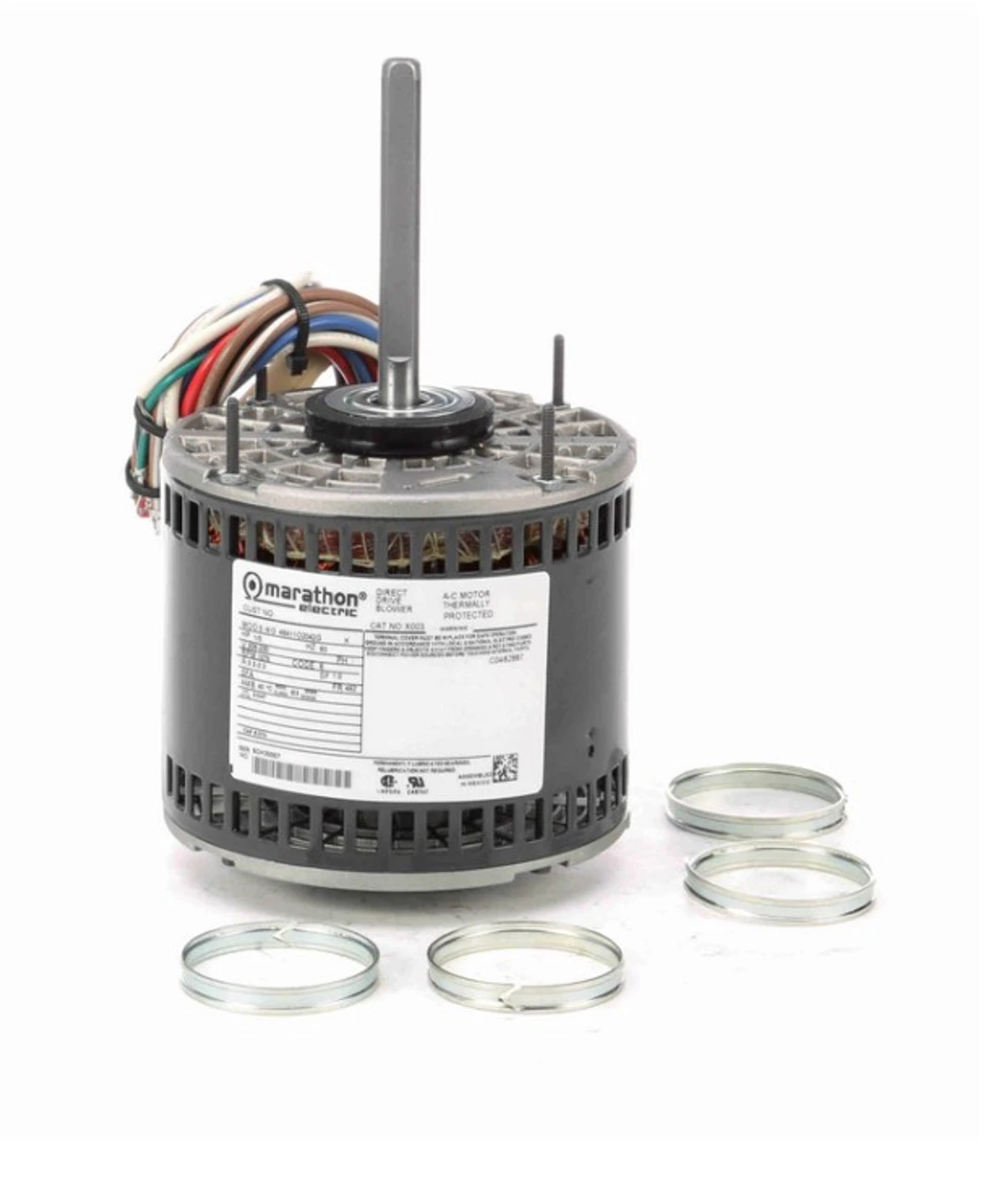 X003 Marathon 1/3 Hp 208-230V 1075 RPM (3 Speed) OPAO 48Y Frame Blower Motor