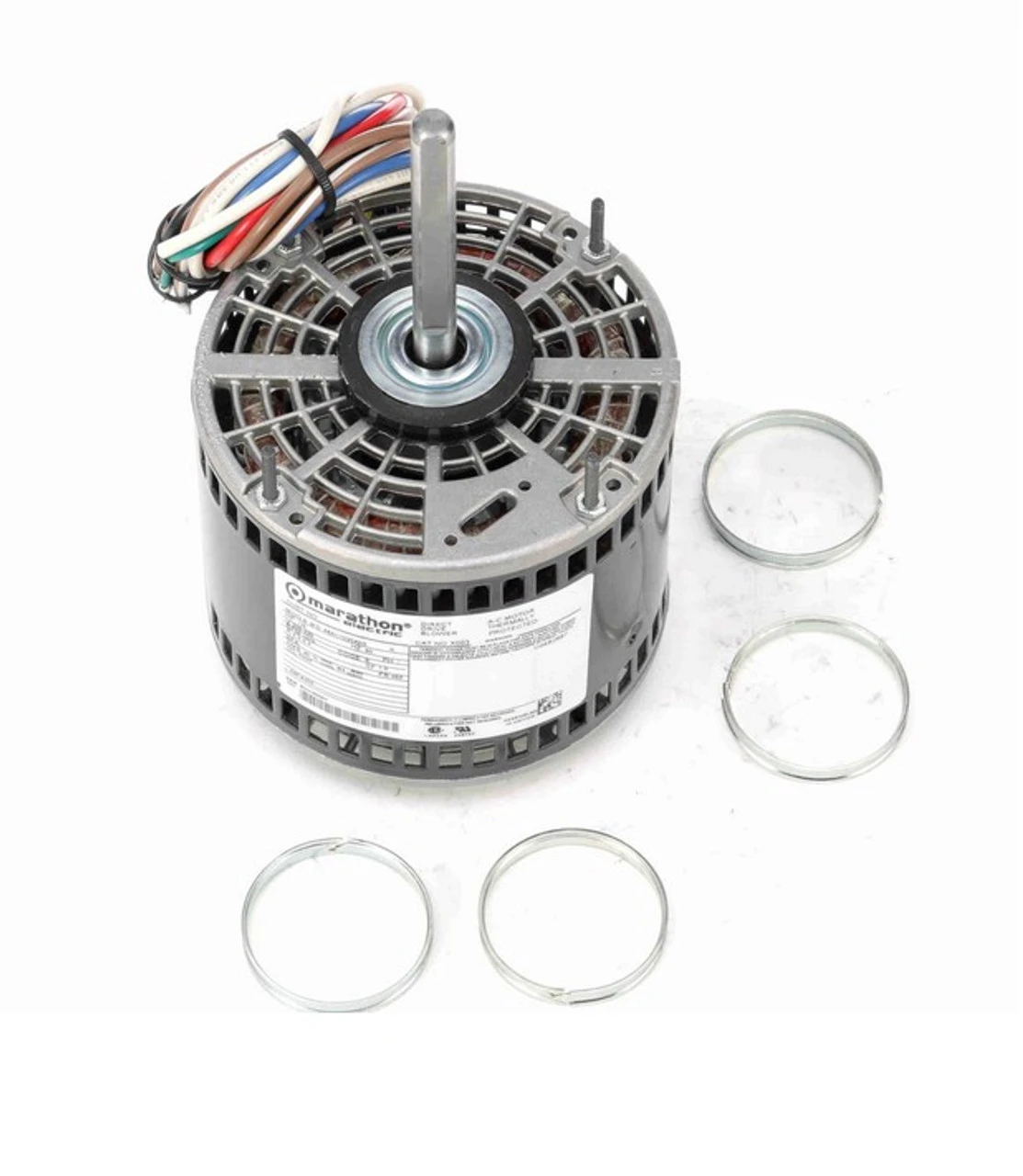 X003 Marathon 1/3 Hp 208-230V 1075 RPM (3 Speed) OPAO 48Y Frame Blower Motor - Image 2