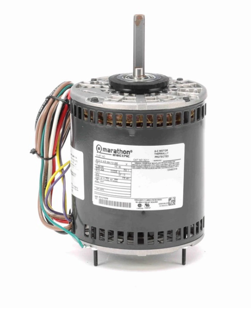 X211 Marathon 1 Hp 208-230V 1625 RPM (2 Speed) OPAO 48Y Frame Blower Motor