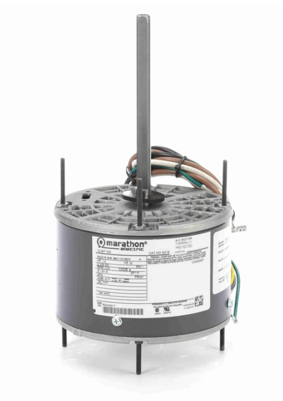 X216 Marathon 1/5 Hp (1 Speed) 208-230V 1075 RPM OPAO 48Y Frame PSC Motor 3 X216 Marathon 1/5 Hp (1 Speed) 208-230V 1075 RPM OPAO 48Y Frame PSC Motor
