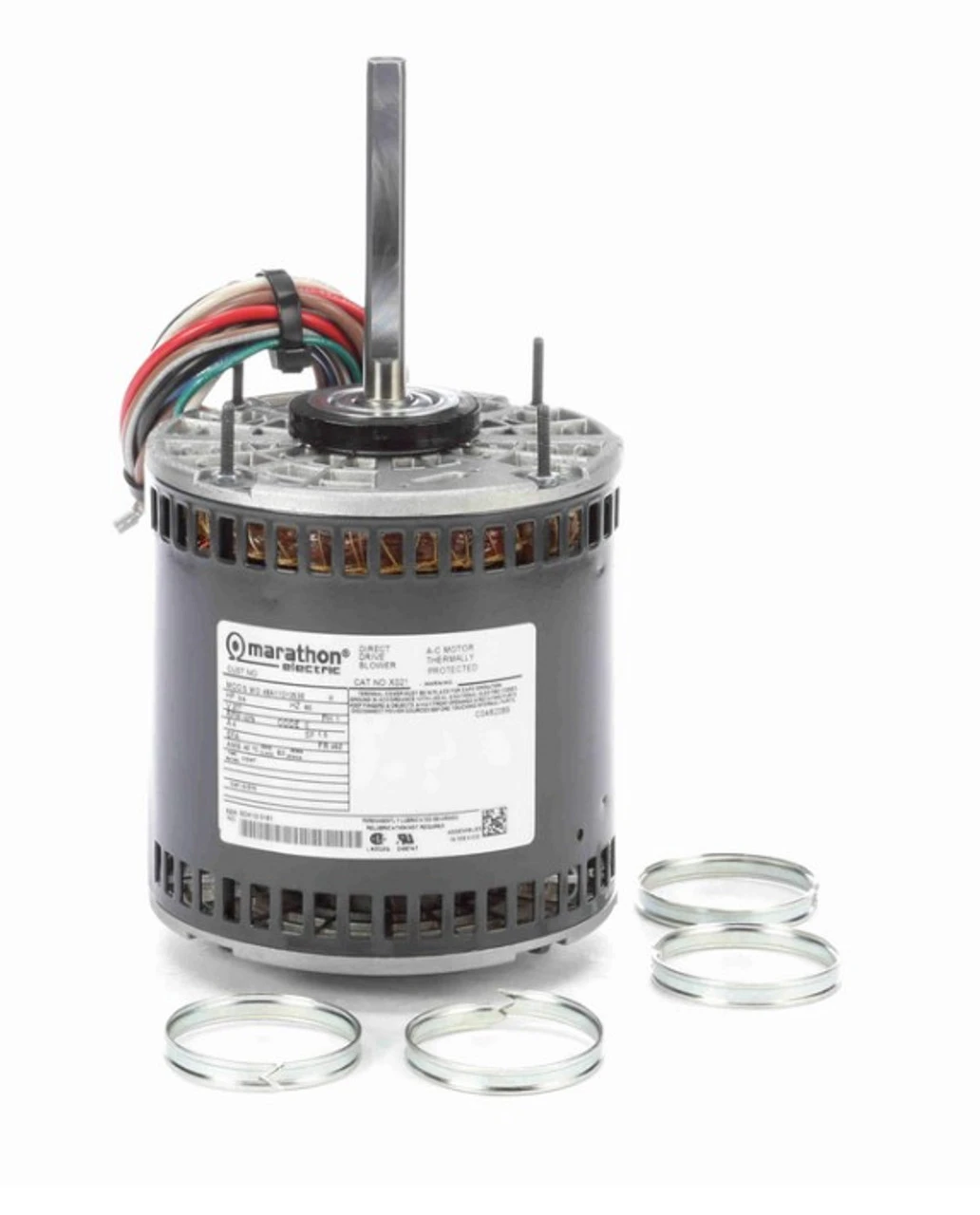 X021 Marathon 3/4 Hp 277V 1075 RPM (3 Speed) OPAO 48Z Frame Blower Motor 3 X021 Marathon 3/4 Hp 277V 1075 RPM (3 Speed) OPAO 48Z Frame Blower Motor