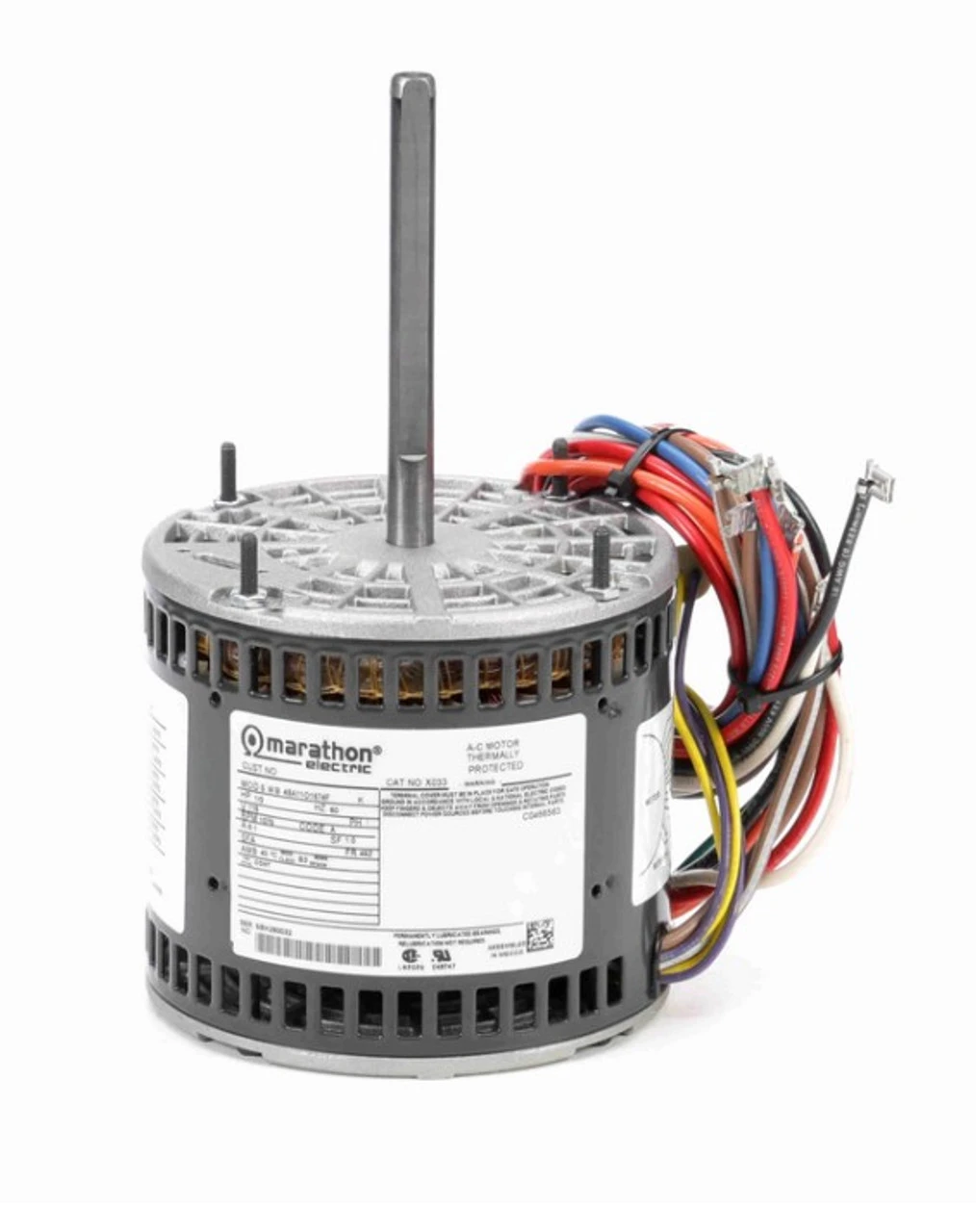 X033 Marathon 1/2 Hp 115V 1075 RPM (4 Speed) OPAO 48Z Frame Blower Motor 3 X033 Marathon 1/2 Hp 115V 1075 RPM (4 Speed) OPAO 48Z Frame Blower Motor