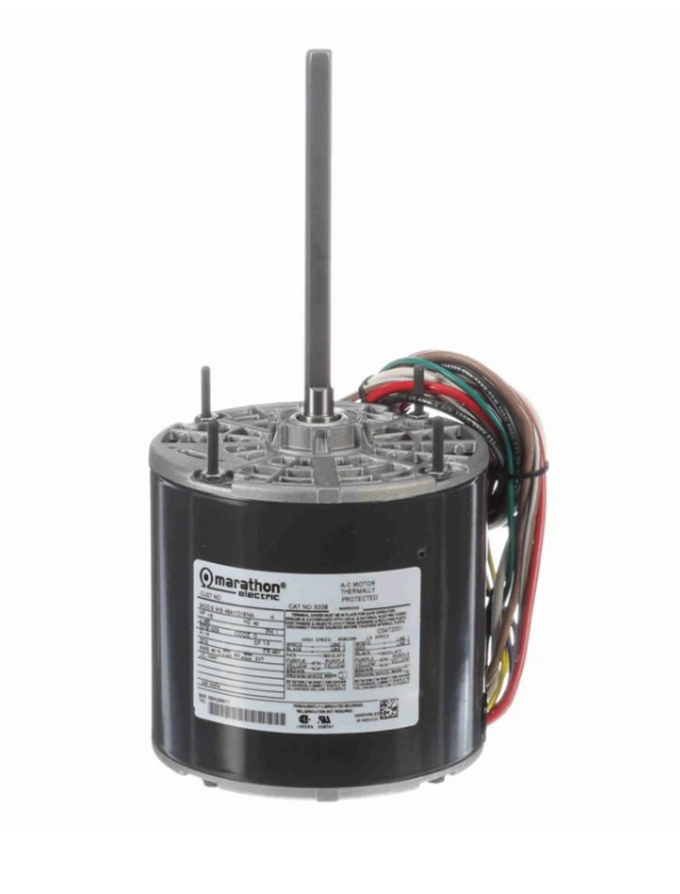X038 Marathon 1/2 Hp 460V 1075 RPM (2 Speed) OPAO 48Y Frame Blower Motor 3 X038 Marathon 1/2 Hp 460V 1075 RPM (2 Speed) OPAO 48Y Frame Blower Motor