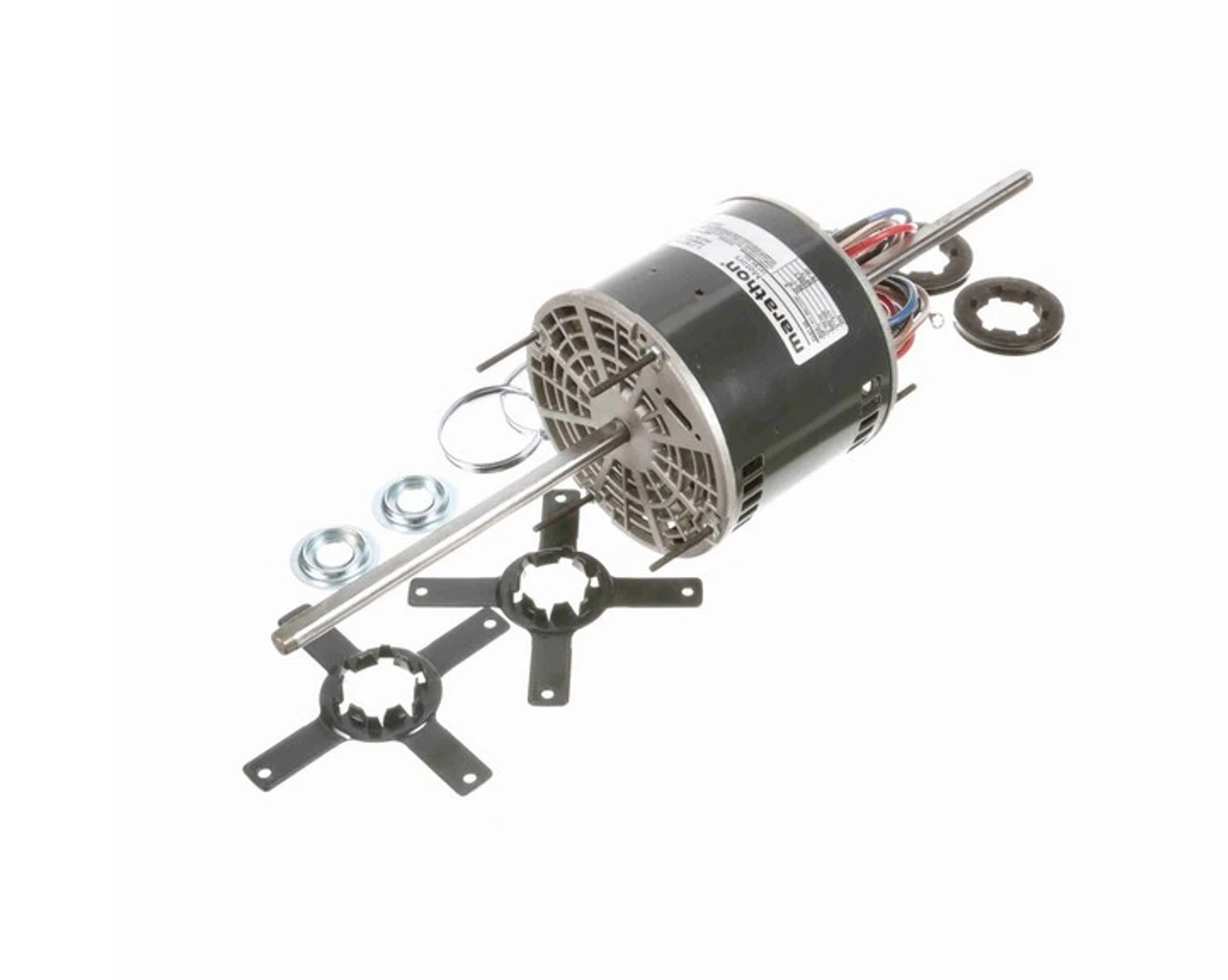 X041 Marathon 1/3 Hp 208-230V 1625 RPM (3 Speed) OPAO 48Y Frame Double-Shaft Blower Motor 4 X041 Marathon 1/3 Hp 208-230V 1625 RPM (3 Speed) OPAO 48Y Frame Double-Shaft Blower Motor - Image 2