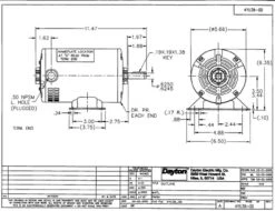 Model 4YU38 Century 1 Hp Belt Drive Blower 3 Phase Motor 1725 RPM 208-230/460V Dayton 4YU38 10 Model 4YU38 Century 1 Hp Belt Drive Blower 3 Phase Motor 1725 RPM 208-230/460V Dayton 4YU38 -Broan Shop 4YU38DIM 89850.1463228204