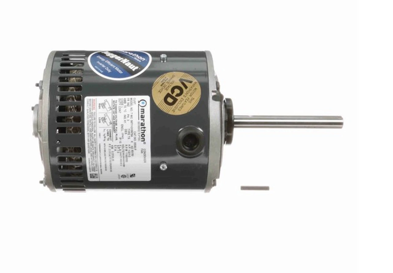 X500-P Marathon 1/2 Hp 3-phase 200-230/460V 1075 RPM OPAO 56Z Frame Condenser Fan Motor - Image 3
