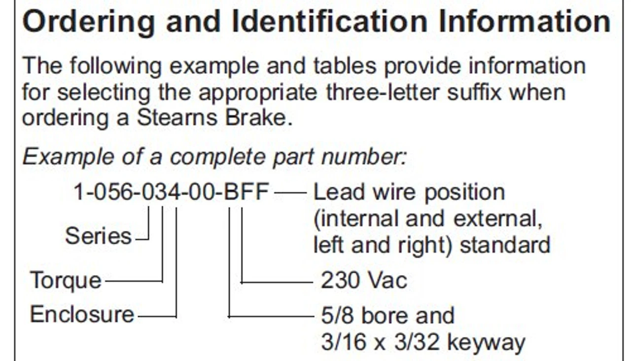 105604200BPF Stearns Brake Assembly - Image 3