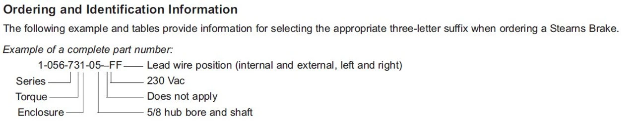 105671405PF Stearns Brake Assembly - Image 2