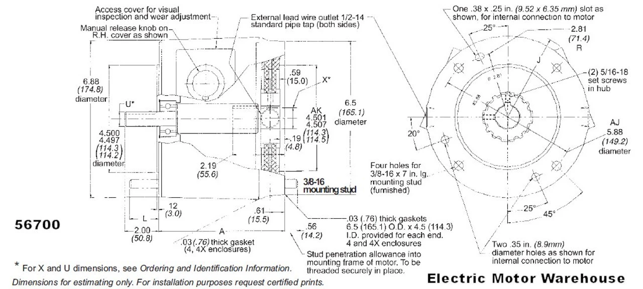 105672107PF Stearns Brake Assembly - Image 3