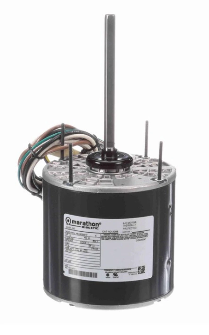 X086 Marathon 1/3 Hp 208-230V 825 RPM OPAO 48Z Frame Condenser Fan Motor 3 X086 Marathon 1/3 Hp 208-230V 825 RPM OPAO 48Z Frame Condenser Fan Motor