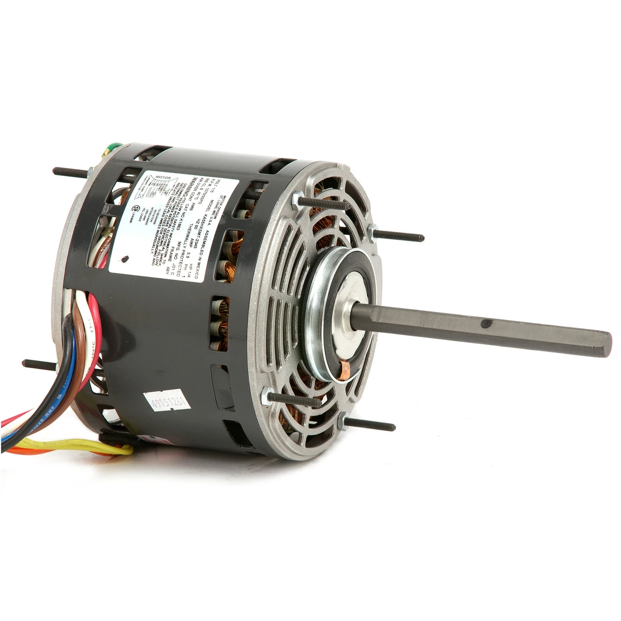 8947 Nidec | 3/4 Hp 1075 RPM 2-Speed 460V; 5.6" Blower Motor 3 8947 Nidec | 3/4 Hp 1075 RPM 2-Speed 460V; 5.6" Blower Motor