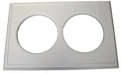 S97010320 | Broan Grille With Springs - 160, 163, 164, 9422P-R01, 9427P-R01, Replaces 99110874 # 97010320