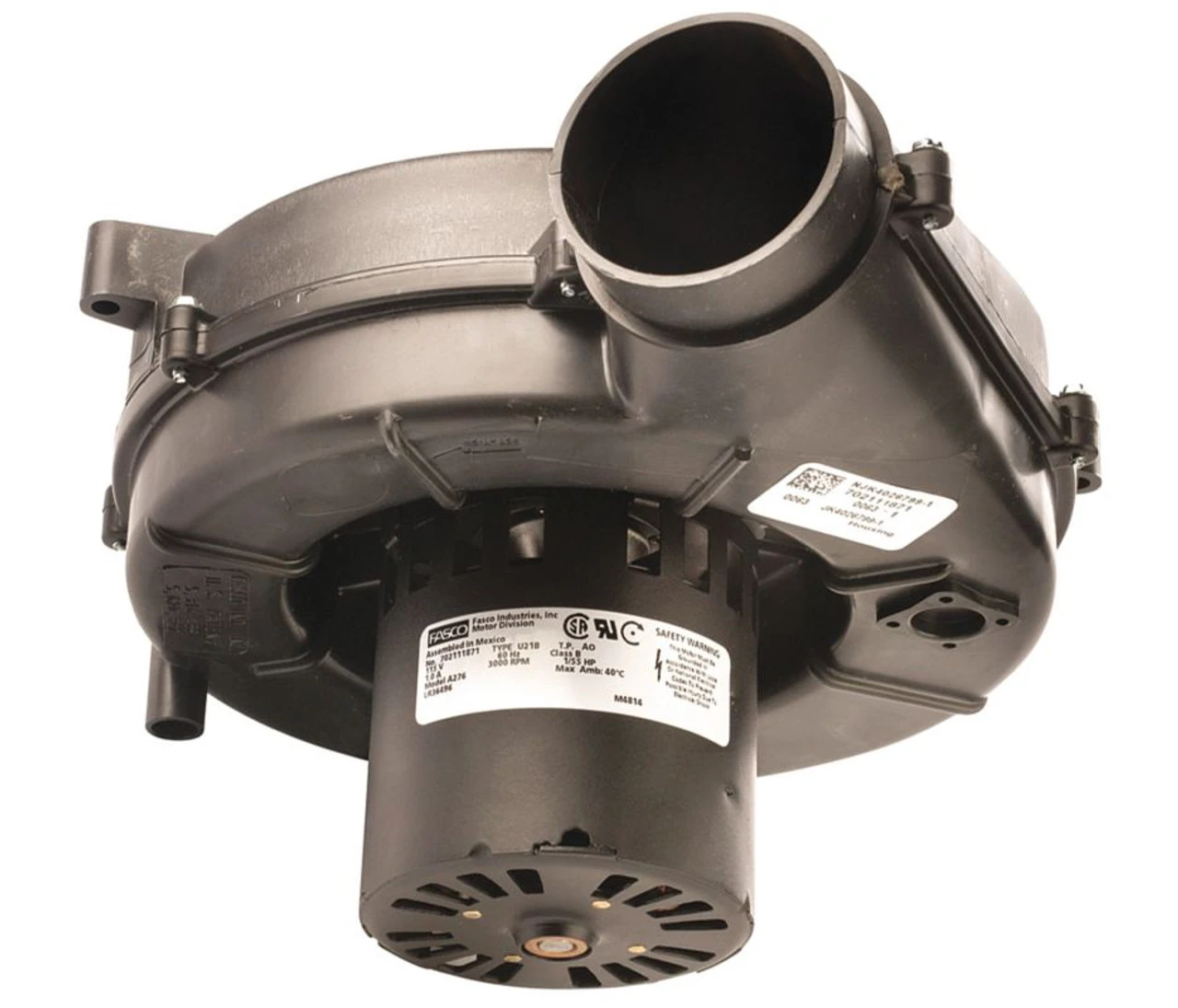 Fasco A276 Trane Furnace Draft Inducer Blower 115V (7021-9011, D330757P01) 4 Fasco A276 Trane Furnace Draft Inducer Blower 115V (7021-9011, D330757P01) - Image 2