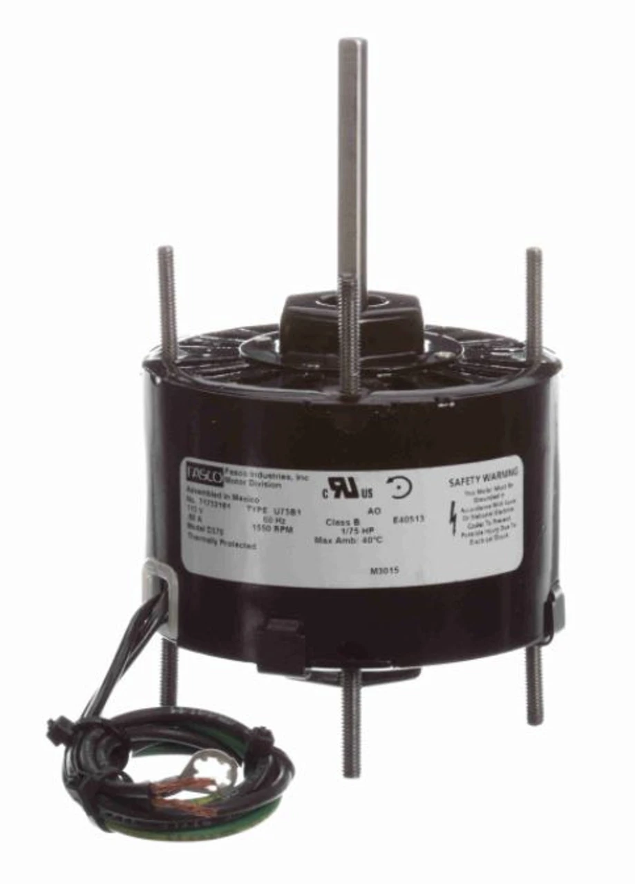 Fasco D370 Motor | 1/75 Hp 1550 RPM 115V 3.3" Dia. CCW Rotation Nutone Bath Fan Motor 3 Fasco D370 Motor | 1/75 Hp 1550 RPM 115V 3.3" Dia. CCW Rotation Nutone Bath Fan Motor