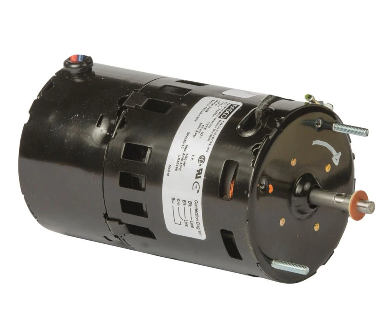 Fasco D408 Motor | Coleman Inducer Motor 1/150 Hp 3000 RPM CW 3.3 4 Fasco D408 Motor | Coleman Inducer Motor 1/150 Hp 3000 RPM CW 3.3 - Image 2
