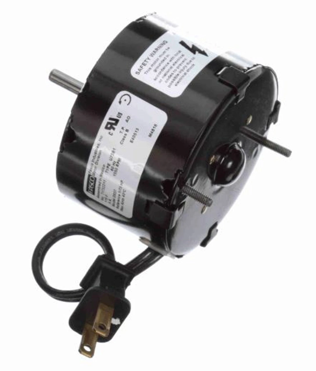 Fasco D637 Motor | 1/75 HP 1550 RPM 115V 3.3" Dia. CCW Rotation Nutone Bath Fan Motor 5 Fasco D637 Motor | 1/75 HP 1550 RPM 115V 3.3" Dia. CCW Rotation Nutone Bath Fan Motor - Image 3