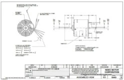 1887 Nidec | 1/3 Hp 1625 RPM 3-Speed 230V; 5.6" Blower Motor -Broan Shop Nidec 1887 Line 38947.1568827679