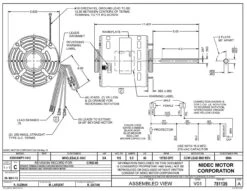 8904 Nidec | 3/4 Hp 1075 RPM 3-Speed 115V; 5.6" Blower Motor 7 8904 Nidec | 3/4 Hp 1075 RPM 3-Speed 115V; 5.6" Blower Motor -Broan Shop Nidec 8904 Line 55509.1569946530