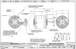 LX7930 Nidec | 3/4 Hp 1075 RPM 3-Speed 460V; 5.6" Blower Motor 7 LX7930 Nidec | 3/4 Hp 1075 RPM 3-Speed 460V; 5.6" Blower Motor -Broan Shop Nidec LX7930 Line 10533.1568401140