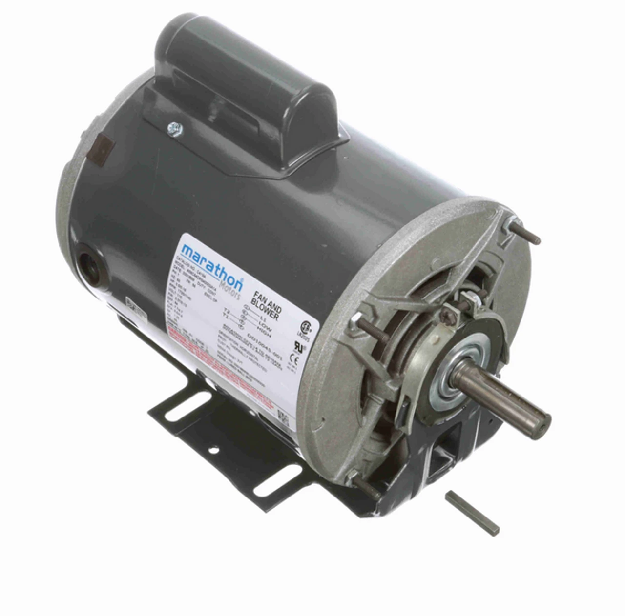 C419A Marathon 1/2 HP 1800/1200 RPM 2-Speed 115V 56 Frame ODP 1-Phase Blower Motor - Image 2